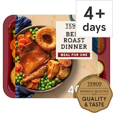 Tesco Roast Beef Dinner 400G