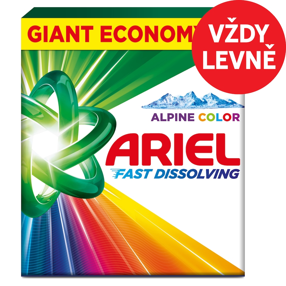 Obrázek 1 pro produkt Ariel Prací Prášek 5.5kg, 100 Praní, Color