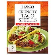 Tesco Crunchy Taco Shells 12 Pack 150g