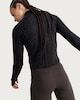 image 2 of F&F Active SEAMLESS Jacquard Zip Up Jacket  in Black