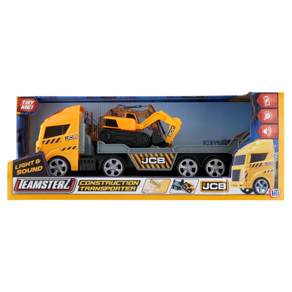Teamsterz Light & Sound JCB Construction Transporter