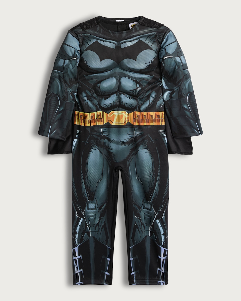image 1 of Batman 3-Piece Fancy Dress Costume in Black