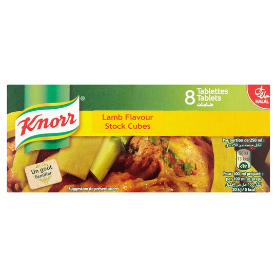 Knorr Lamb Bouillon Stock Cubes 8S 72G Tesco Groceries