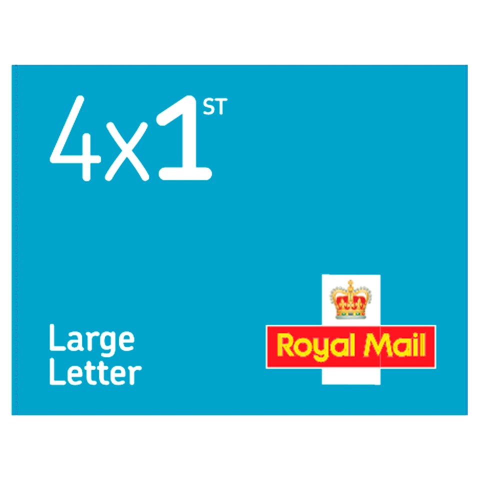 Royal Mail 4 x 1st Class Large Letter Book of Stamps