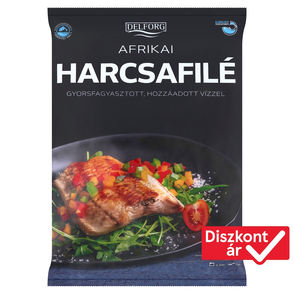 Delforg Quick-Frozen African Catfish Fillet 750 g