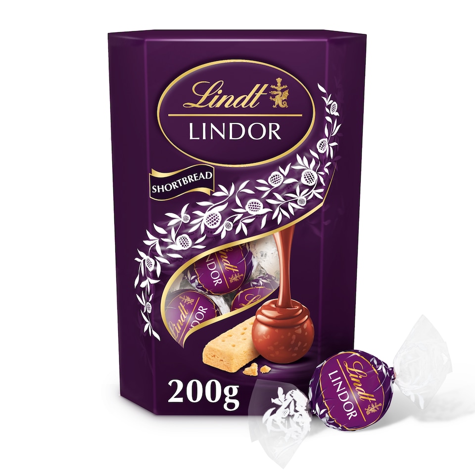 image 1 of Lindt Lindor Shortbread Truffles 200g