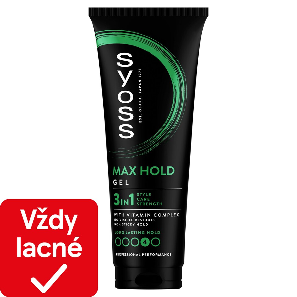 obrázok 1 z Syoss Max Hold 3v1 stylingový gél na vlasy 250 ml