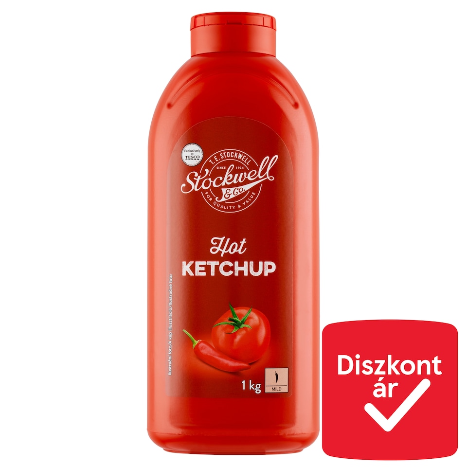 Stockwell & Co. enyhén csípős ketchup 1 kg