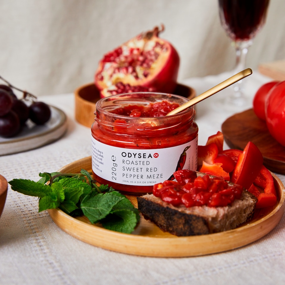 image 1 of Odysea Roasted Sweet Red Pepper Meze 220g