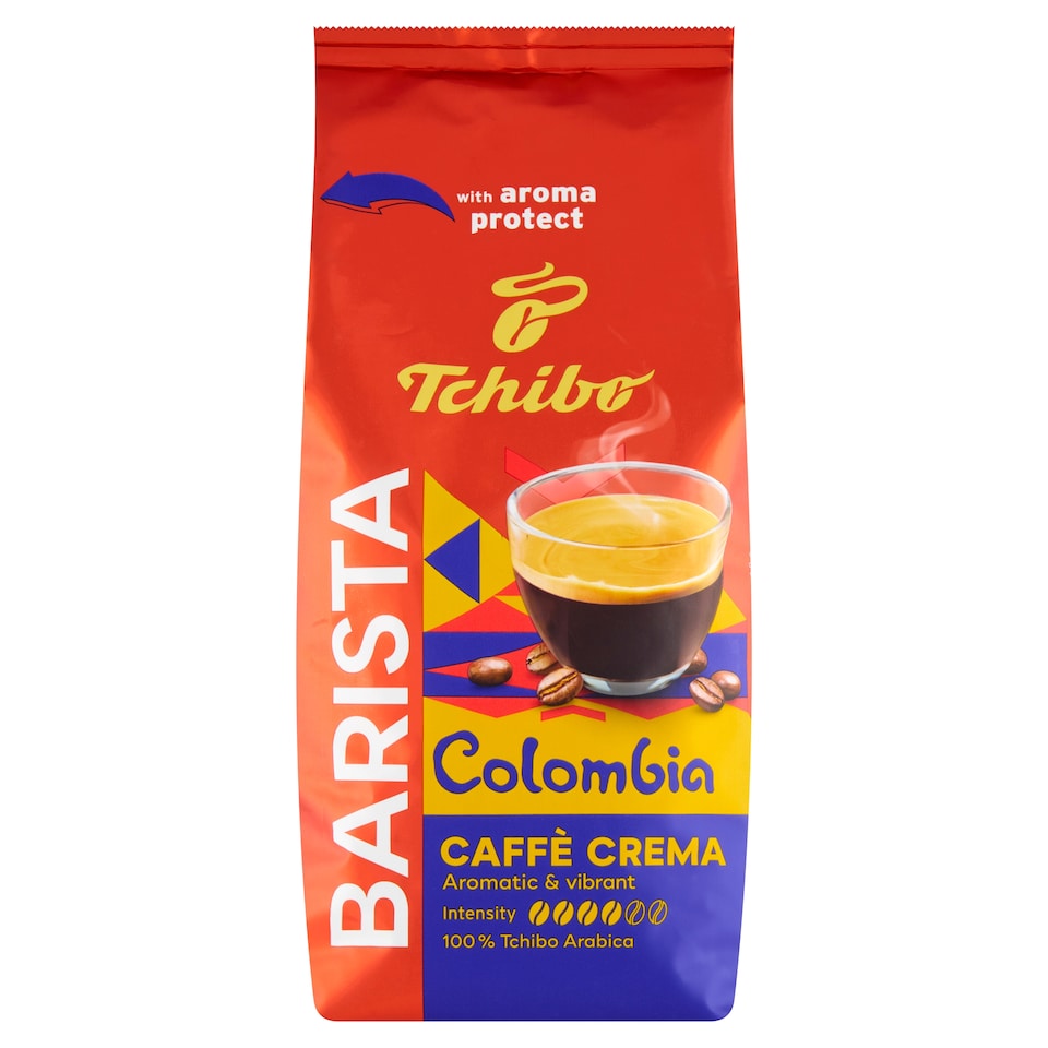 obrázok 1 z Tchibo Barista Colombia Caffè Crema pražená zrnková káva 1000 g