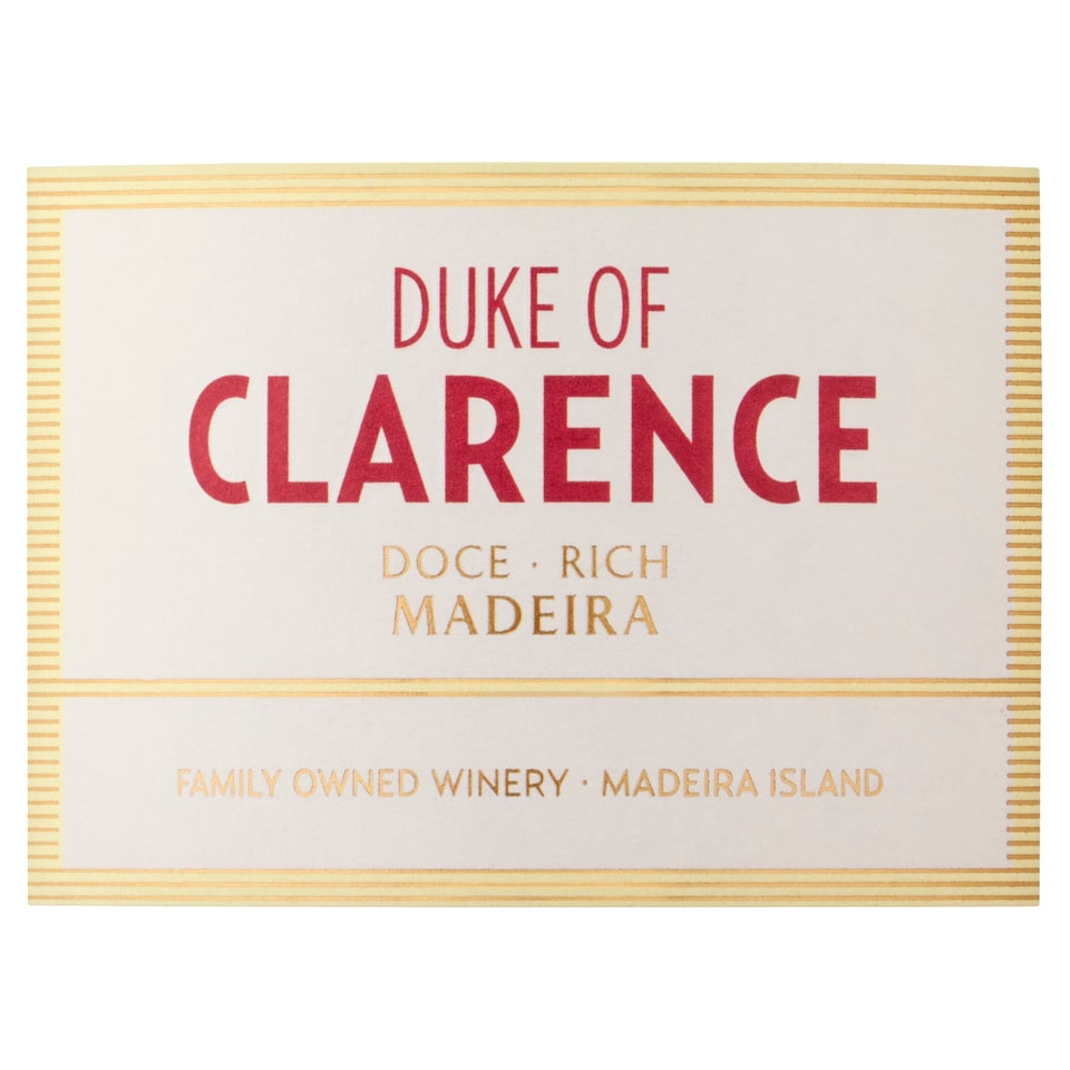 image 1 of BLANDY'S DUKE OF CLARENCE MADEIRA 75CL