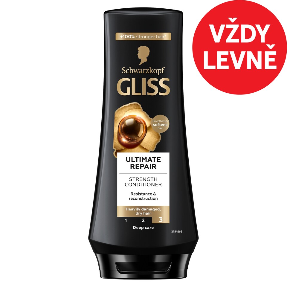 Obrázek 1 pro produkt Schwarzkopf Gliss posilující kondicionér Ultimate Repair 200ml