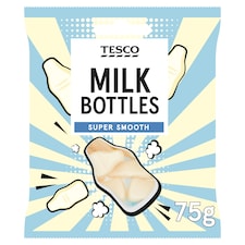Tesco Milk Bottles 75G
