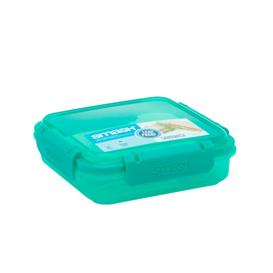 image 1 of Smash Green Sandwich Box 500Ml