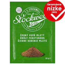 Stockwell & Co. Čierne korenie mleté 20 g