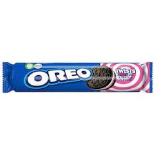 OREO Twists Vanilla & Raspberry Cookie Sandwich Biscuits 157G
