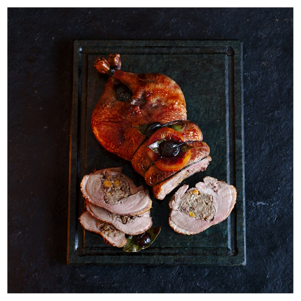 Tesco Finest Easy Carve Duck with a Morello Cherry and Kirsch Glaze 1.6kg Serves 5