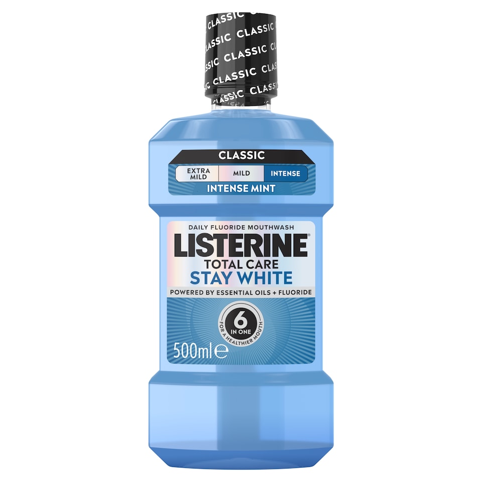 image 1 of Listerine Total Care Stay White Arctic Mint Mouthwash 500ml