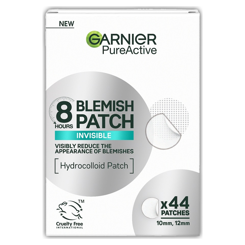 image 1 of Garnier Pure Active Invisible Blemish Patches 44 Pack