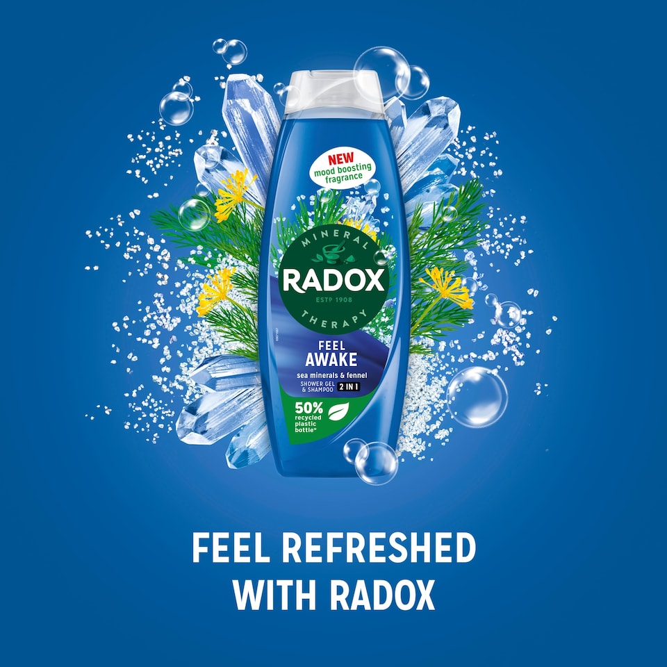 image 1 of Radx/Mt Feel Awake Shower Gel And Shampoo 675Ml