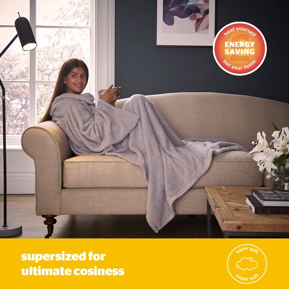 image 1 of Silent Night Snugsie Grey