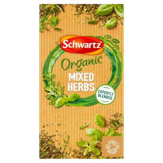 Schwartz Mixed Herbs Organic Refill 12G Tesco Groceries