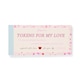 image 1 of Paperchase Valentines Love Tokens