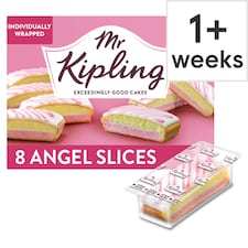 Mr Kipling Angel Cake Slices 8 Pack