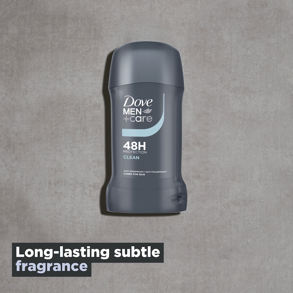 image 1 of Dove Men+Care Clean Comfort 48h Antiperspirant Deodorant Stick 50ml