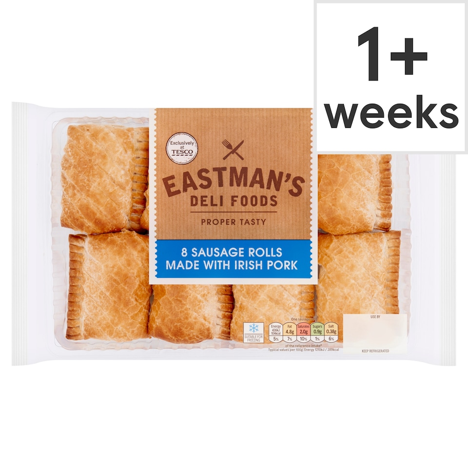 8 Snack Sausage Rolls 288G