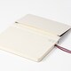 image 4 of Agenzio Soft Touch Medium Ruled Notebook Beetroot 