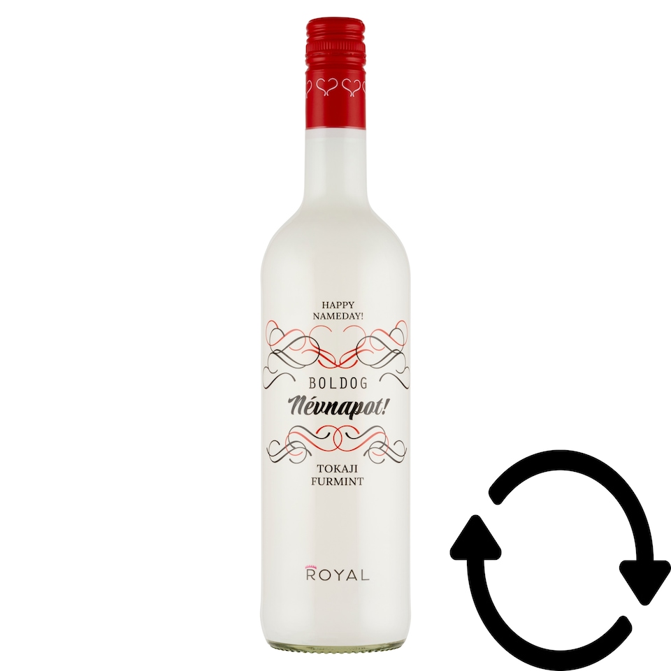 Royal Boldog Névnapot! Tokaji Furmint félédes fehérbor 11,5% 750 ml