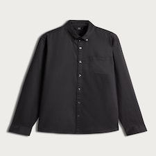F&F Pure Cotton Textured Long Sleeved Shirt in Grey