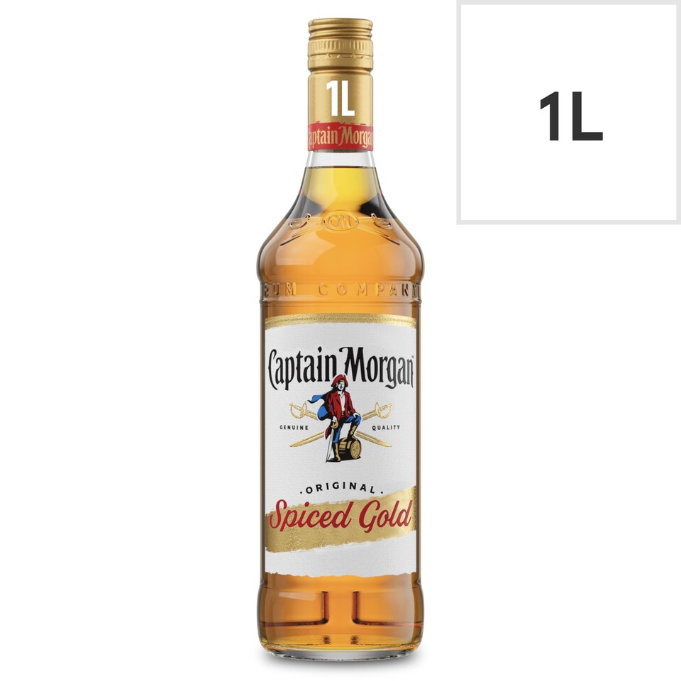 image 1 of Captain Morgan Original Spiced Gold Rum Based Spirit Bottle 35% 1L
