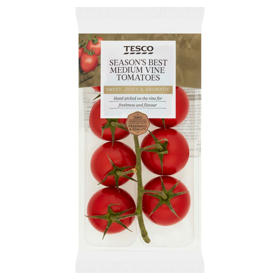 image 1 of Tesco Seasons Medium Vine Tomatoes 230G