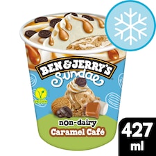 Ben & Jerry's Sundae Coffee Caramel Non Dairy Ice Cream Tub 427Ml