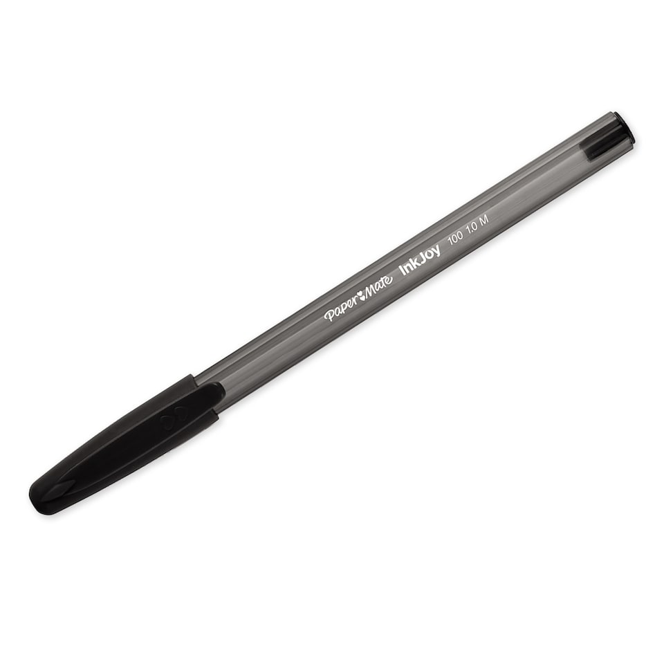 image 1 of Paper Mate InkJoy 100 Ballpoint Pens, Black, 8 Count