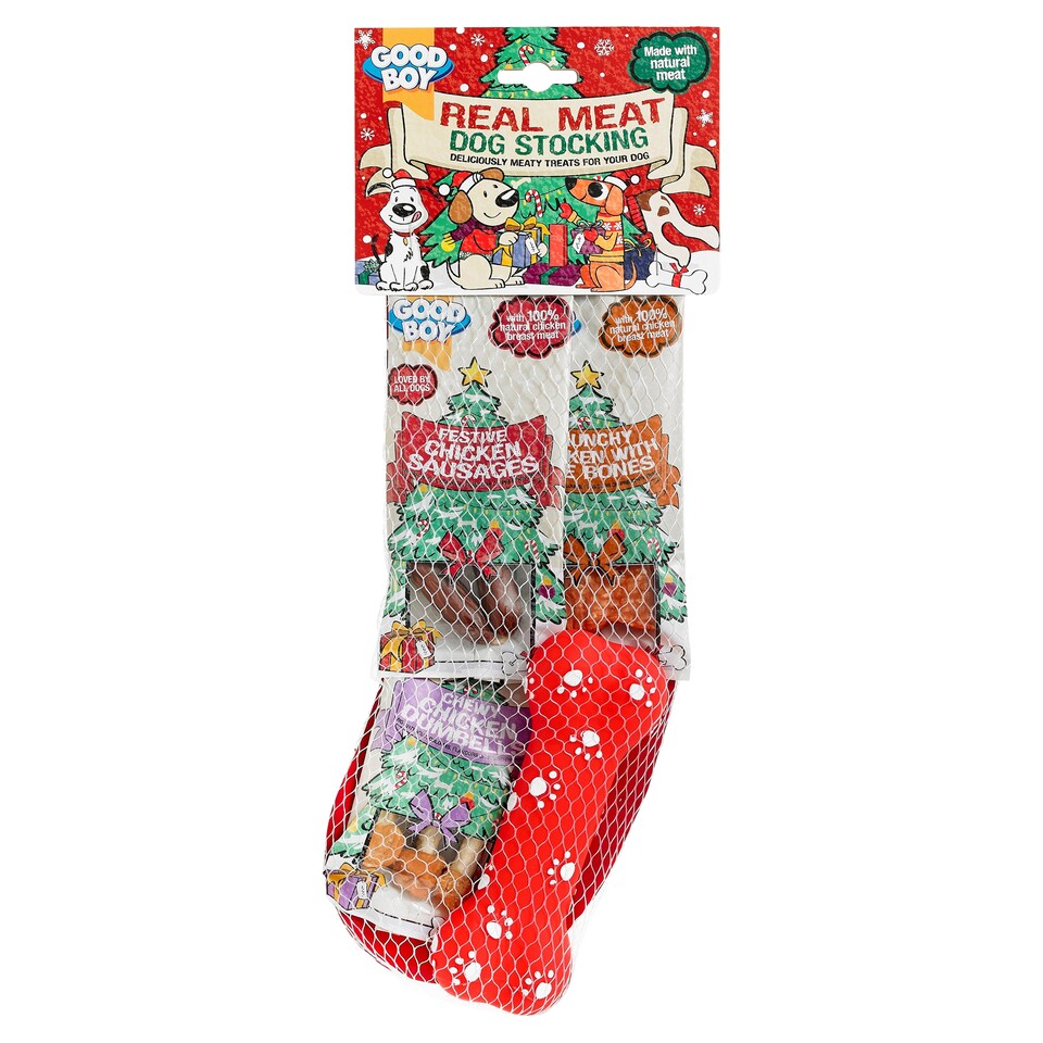 Good Boy Real Meat Dog Stocking 
