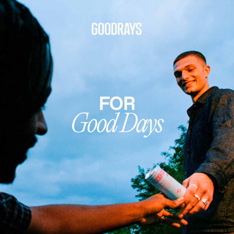 image 1 of Goodrays CBD Blood Orange & Grapefruit Drink 4 x 330ml