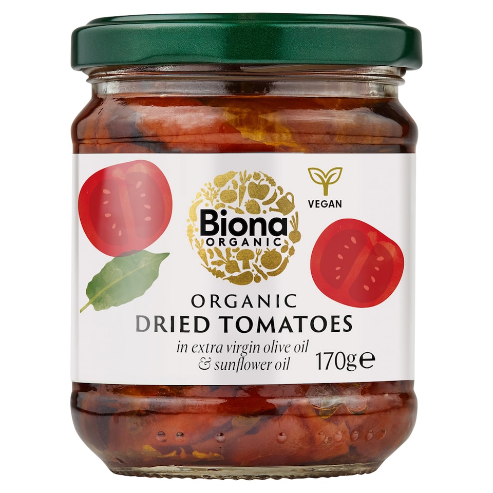 Biona Organic Dried Tomatoes in Extra Virgin Olive Oil 170g