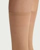 image 3 of F&F 5-Pack 15 Denier Knee Highs in Nude