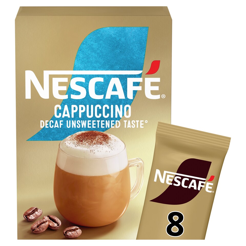 image 1 of Nescafe Cappuccino Decaf Unsweetend Taste 8 Sachet 120g