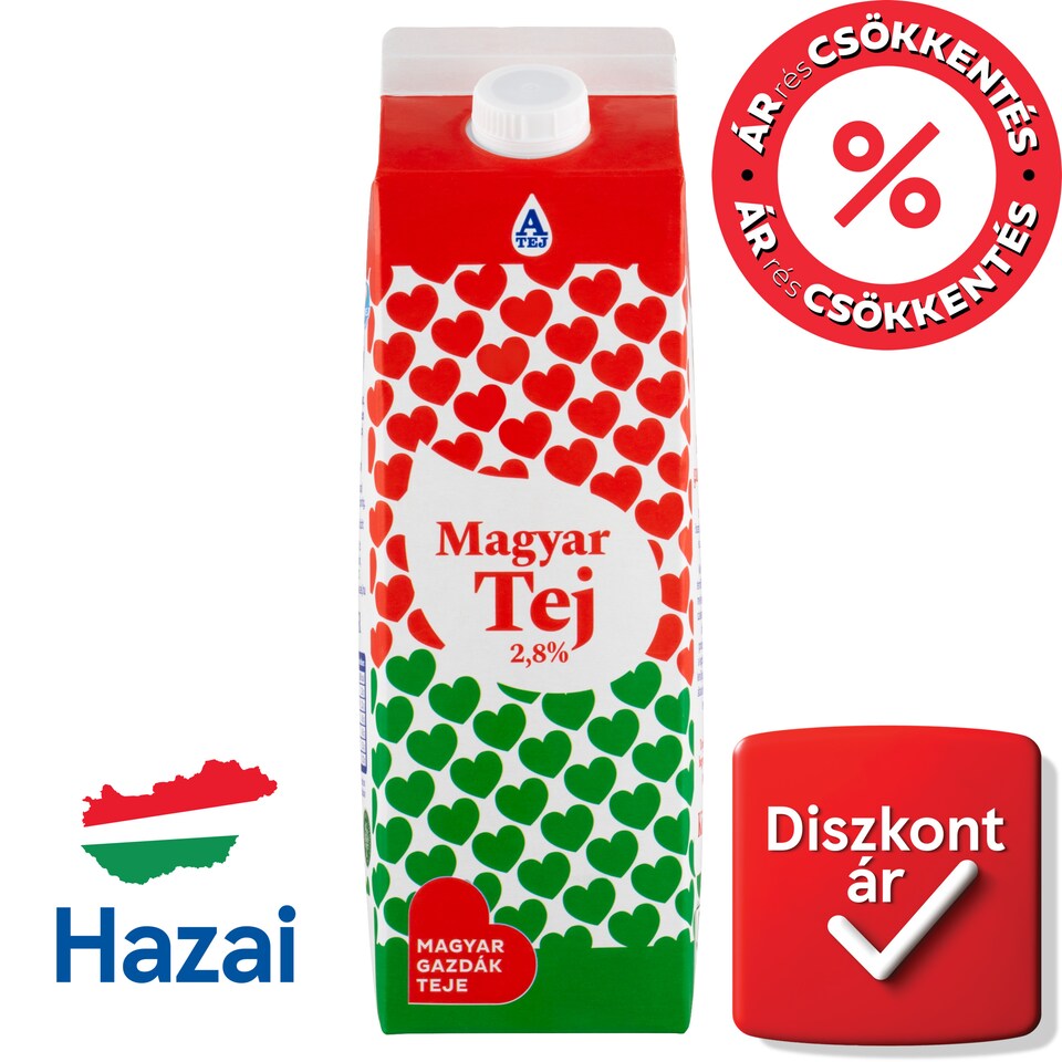 Magyar Tej ESL tej 2,8% 1 l  1. kép