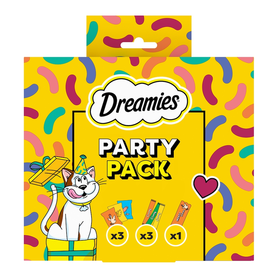 image 1 of DREAMIES Mixed Party Pack Adult  Cat Selection 150g