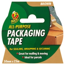 Duck Tape 50Mm X 25M Brown Packaging Tape