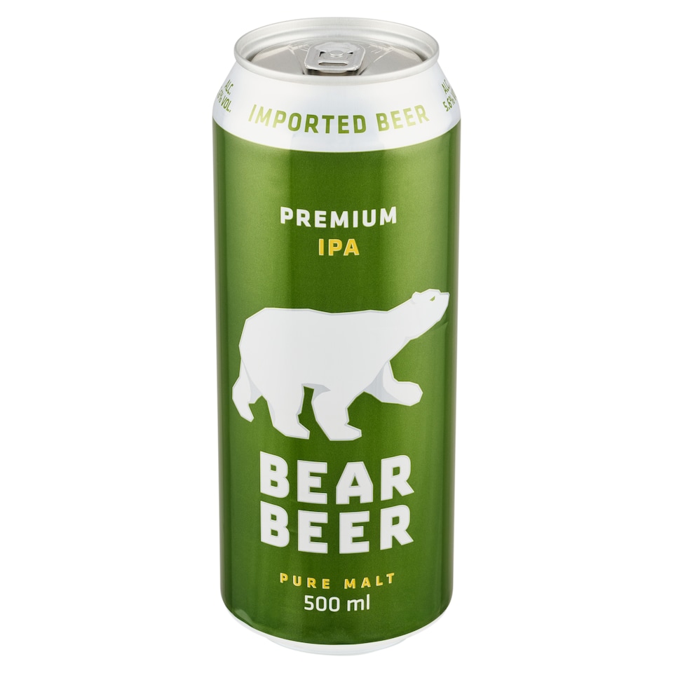 image 1 of Harboe Premium Bear IPA Top-Fermented Light Beer 0.5 L