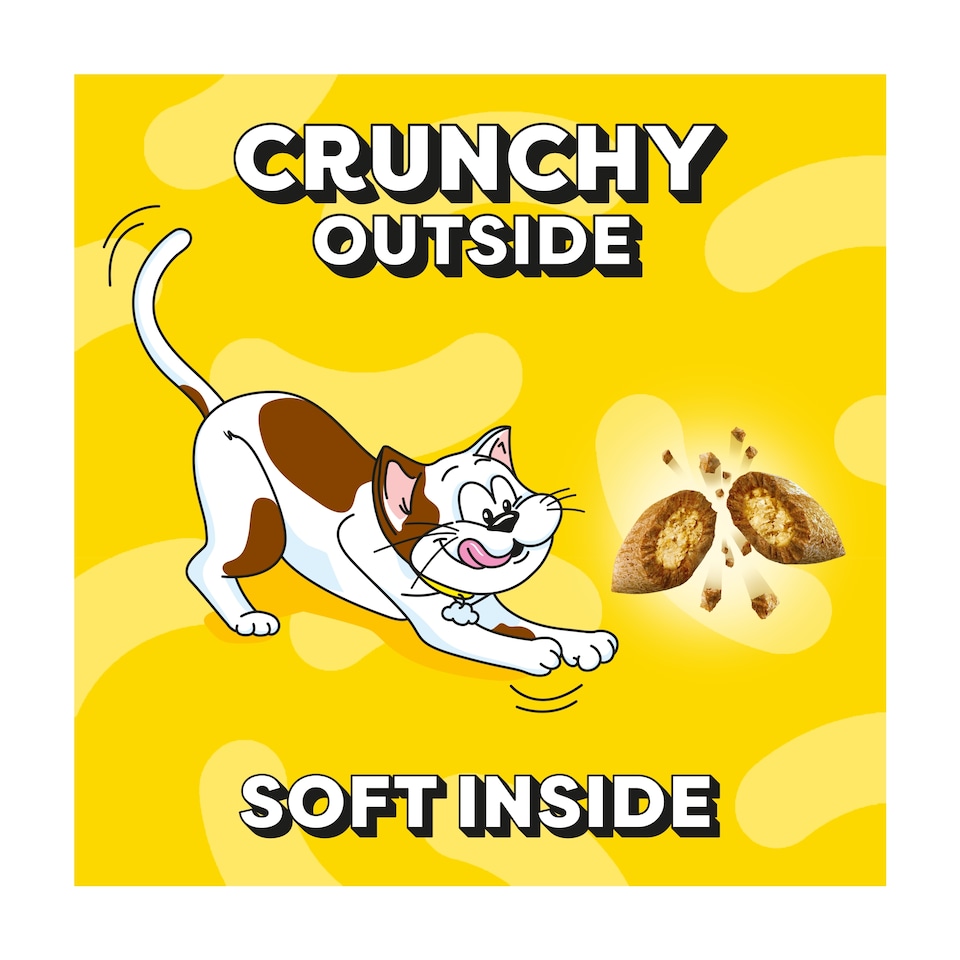 image 1 of Dreamies Cat Treat Biscuits with Duck 60g