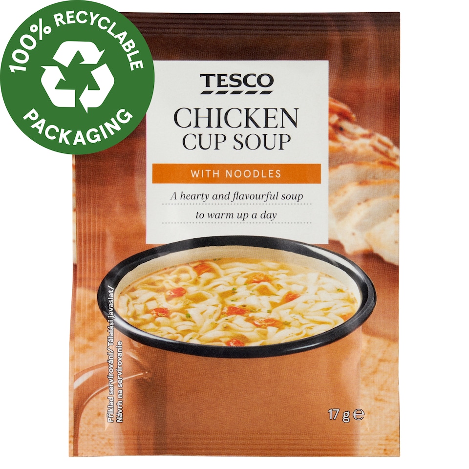 Tesco instant csirkehúsleves tésztával 17 g