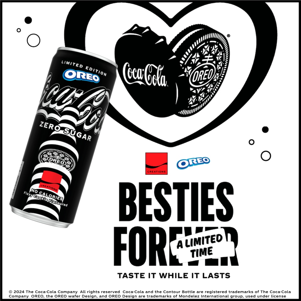 image 1 of Coca-Cola Zero Sugar Oreo 250ml