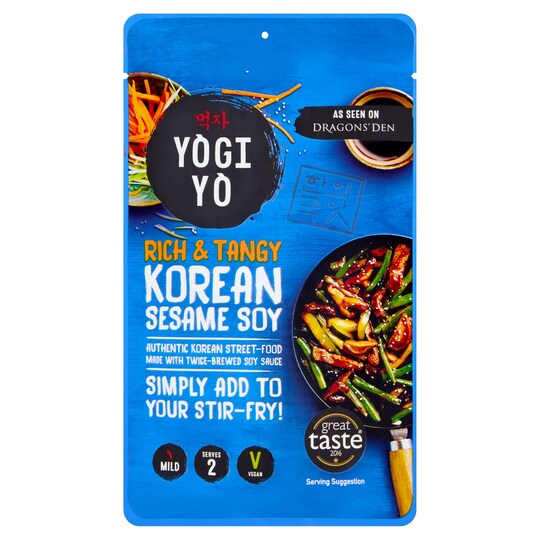 Yogiyo Korean Sesame Soy Stir Fry Sauce 100G Tesco Groceries